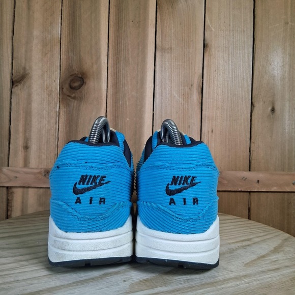 Nike Air Max 1 Corduroy Shoes Mens 7 Blue Running Athletic Sneakers FB8915-400 main image 5